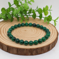 Bracelet en Malachite Naturelle (Grade AA) 6mm - Transformation, Protection & Équilibre