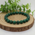 Bracelet en Malachite (Grade AA) 8mm - Transformation, Protection & Équilibre