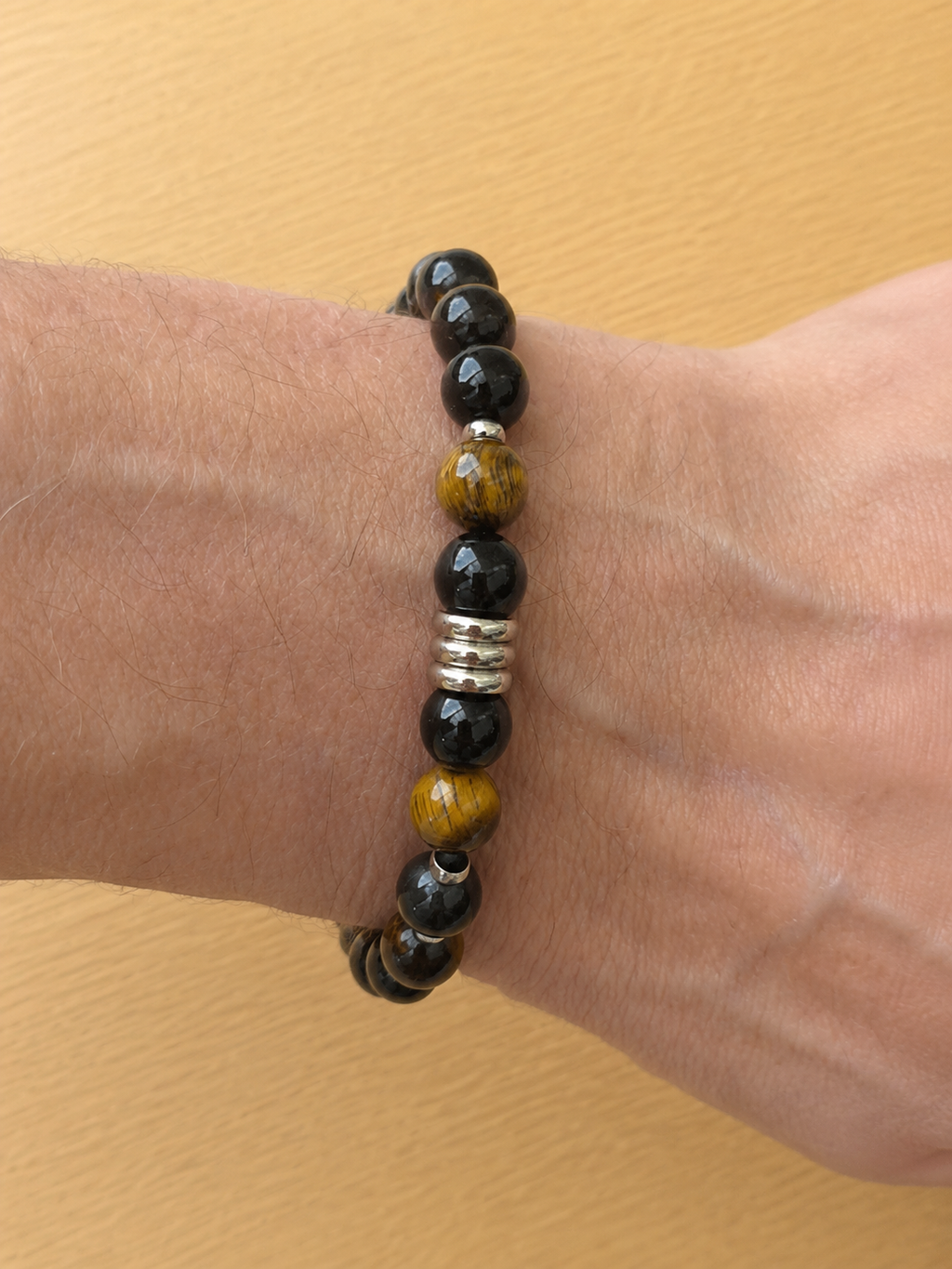 Bracelet Oeil de tigre, Onyx A