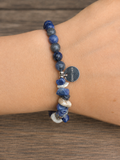 Paroles de Sodalite – Bracelet en Pierre Naturelle & Charme
