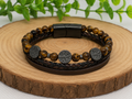 Bracelet brun œil de tigre