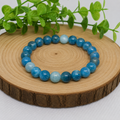 Bracelet en Apatite Bleue (Grade A+) 8mm - Expression, Clarté & Lâcher-prise