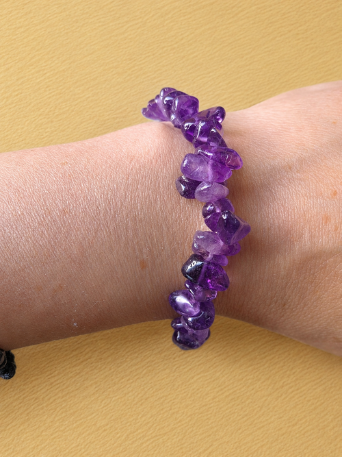 Bracelet Baroque en Améthyste du Brésil (Grade AA)